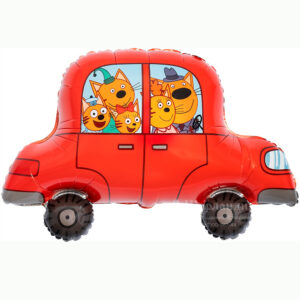 FA Фигура (30"/76 см) Три Кота Автомобиль 1шт