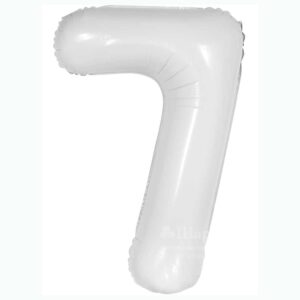 FA Цифра 7 (34"/86 см) Slim Белый 1шт