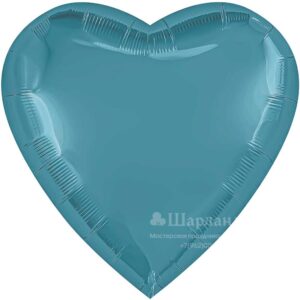 Р Сердце (36"/91 см) Утренний Туман Бохо 1шт в уп