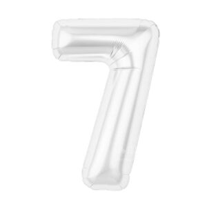 Р Цифра 7 (40"/102 см) Белый Блеск Slim 1шт