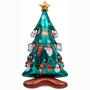 ПМ Фигура (47"/119 см) 3D Новогодняя елка Темно-зеленый 1шт