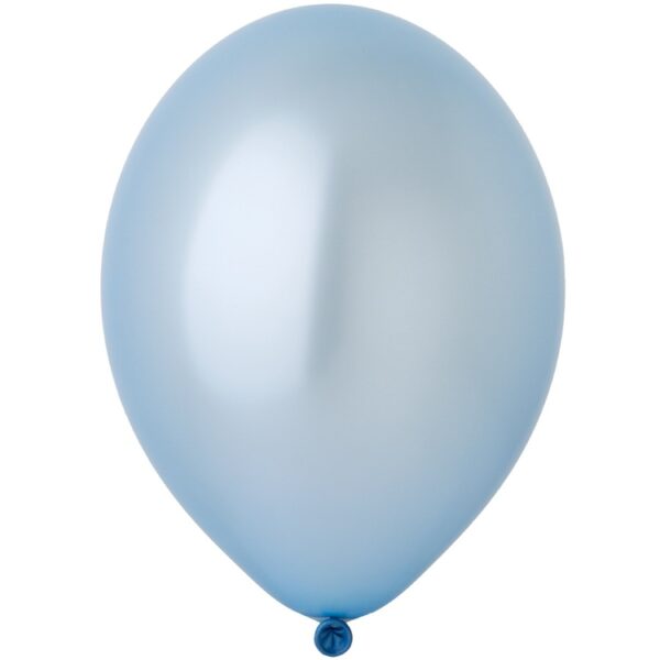 Б Шар (14"/36см) Голубой Металлик (073) Экстра Light Blue 50шт