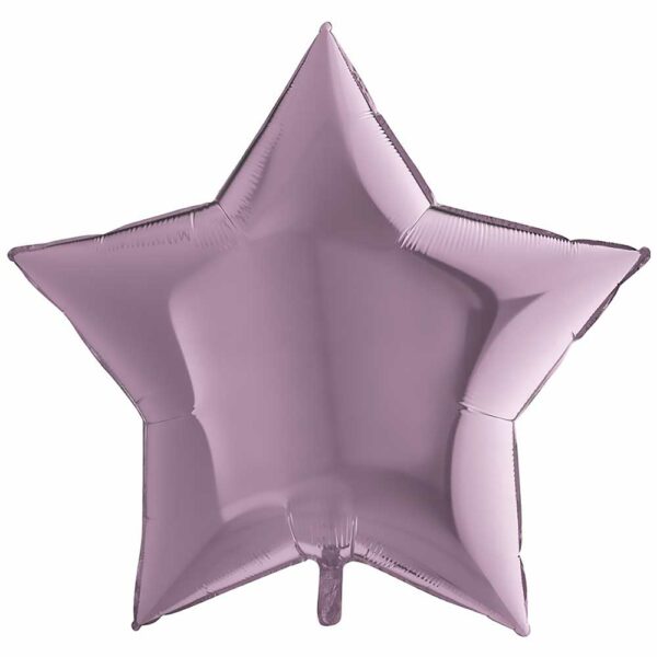 Г Звезда (36"/91 см) Металлик Lilac Сирень 1 шт