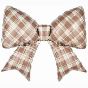 FA Фигура (38"/97 см) Бант Клетка Виши Бежевый 1шт