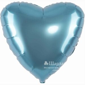 Р Сердце (19"/48 см) Сизый Бохо 1шт