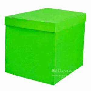 Коробка для воздушных шаров (салатовый) 70х70х70 см 1шт