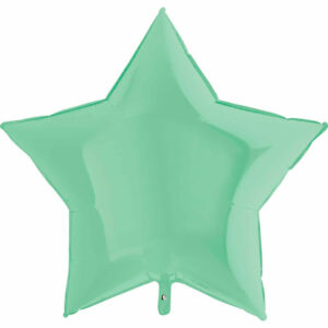Г Звезда (36"/91 см) Зеленый Matte Green Пастель 1шт