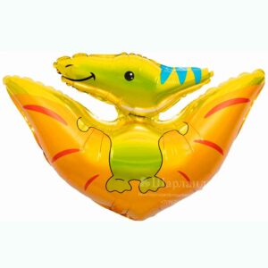 FА Фигура (51"/130 см) Динозавр Птеродактиль Желтый 1шт