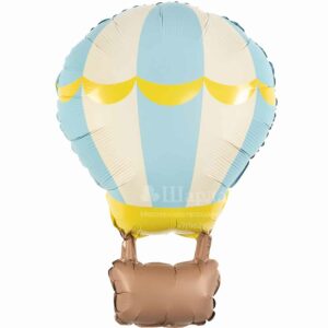 FA Фигура (34"/86 см) Воздушный шар Голубой Сатин 1шт