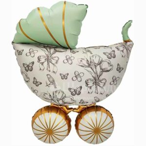 FA Фигура (36"/91 см) Коляска Ретро Сатин 1шт