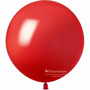 512 Шар (36"/91 см) Красный Пастель 1шт