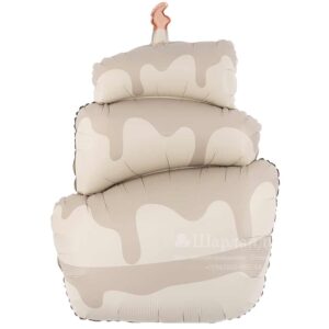 FA Фигура (37''/94 см) Торт Кремовый Сатин 1шт