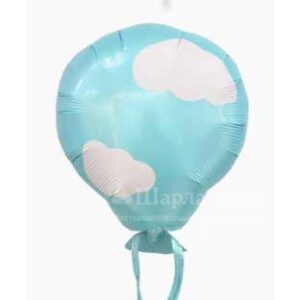 К Фигура (22"/56 см) Воздушный шар голубой 1шт
